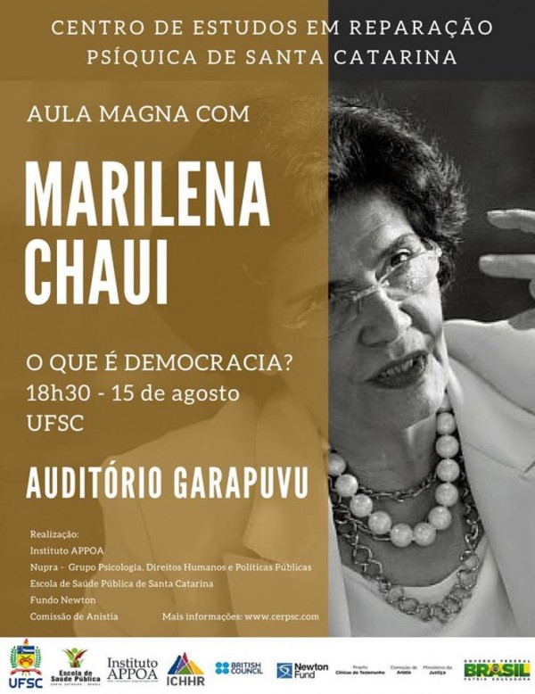 Aula De Democracia Com Marilena Chau