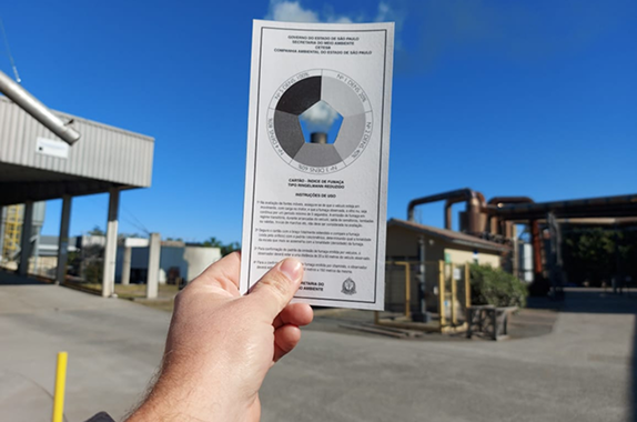 Monitoramento de emissões atmosféricas (chaminé)