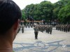 Ordem Unida com revisão das tropas por autoridades militares nacionais para os rondonistas