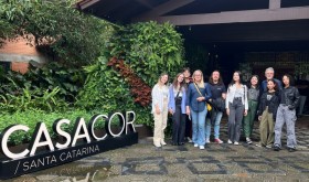 Acadmicos do curso de Design visitam a CasaCor em Florianpolis