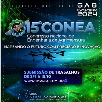 15 Congresso Nacional de Engenharia de Agrimensura