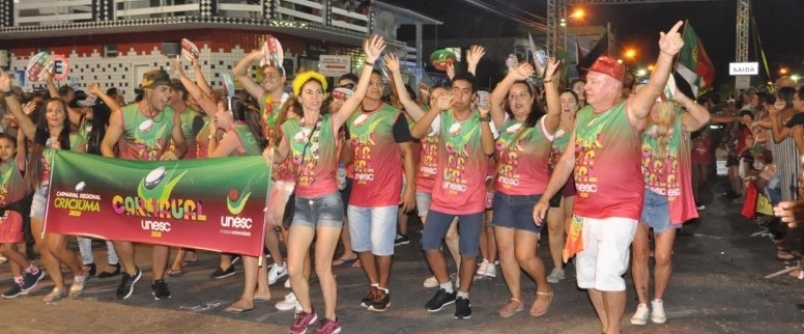 Unesc presente no Carnaval da regio