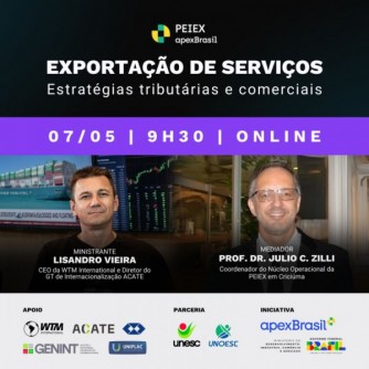 Peiex Cricima oferece qualificao sobre Exportao de Servios